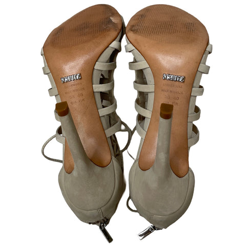 Calzado Schutz Tiras Múltiples Beige-Talla 38