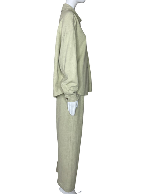 Set Oak + Fort Camisa + Pantalón Verde - Talla XS
