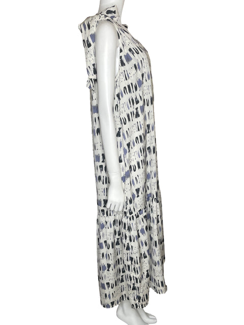 Vestido Banana Republic Maxi Sin Mangas Blanco-Talla L