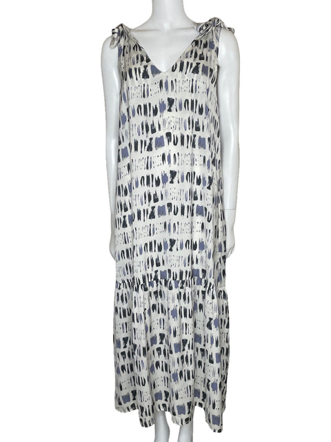 Vestido Banana Republic Maxi Sin Mangas Blanco-Talla L