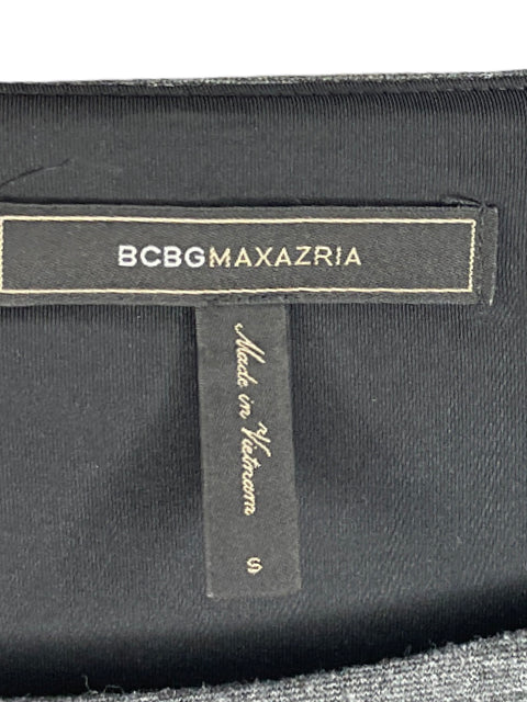 Vestido BCBG Lineas Mangas Gris-Talla S