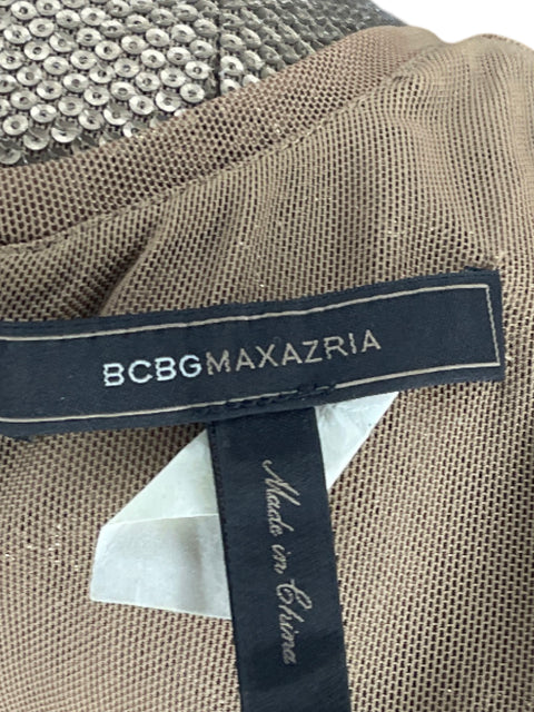 Mono BCBG Lentejuelas Sin Mangas Dorado-Talla S