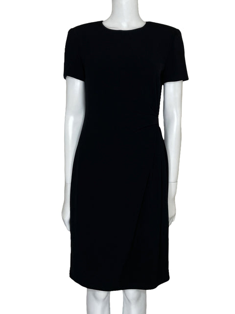 Vestido David Warren Mini Drapeado-Talla 6