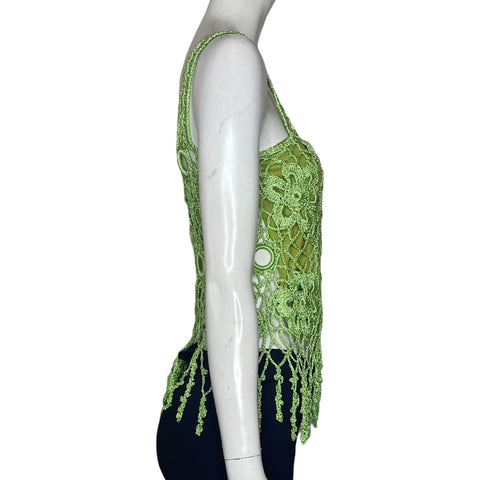 Blusa Carmen Andres Tejido Verde-Talla S