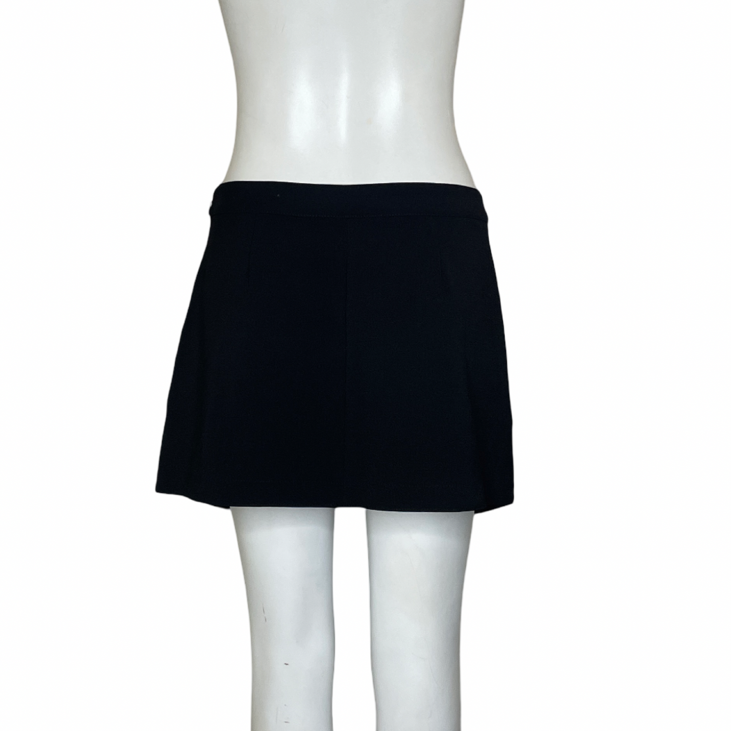 Falda BCBGMAXAZRIA Asimétrica Bolsillos Negro - Talla M