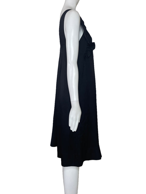 Vestido BCBG Vuelo Sin Mangas Negro-Talla XS