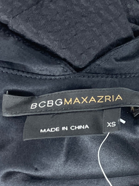 Vestido BCBG Vuelo Sin Mangas Negro-Talla XS