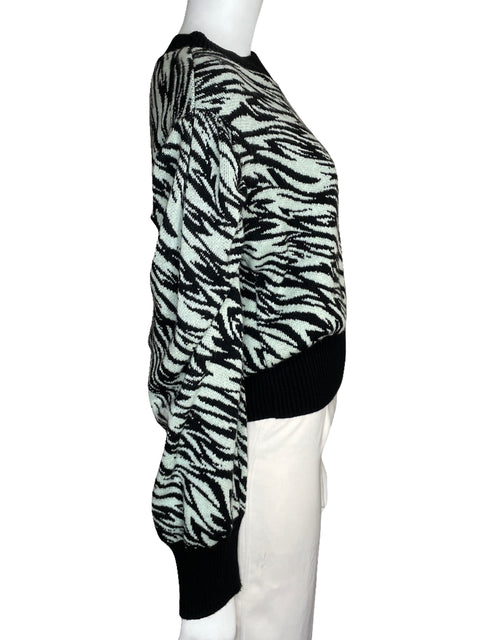 Sueter Parchita De Punto Manga Larga Verde-Talla M