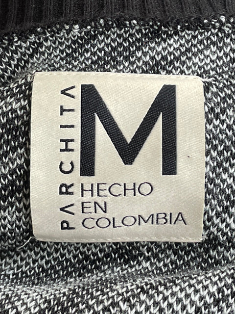 Sueter Parchita De Punto Manga Larga Verde-Talla M