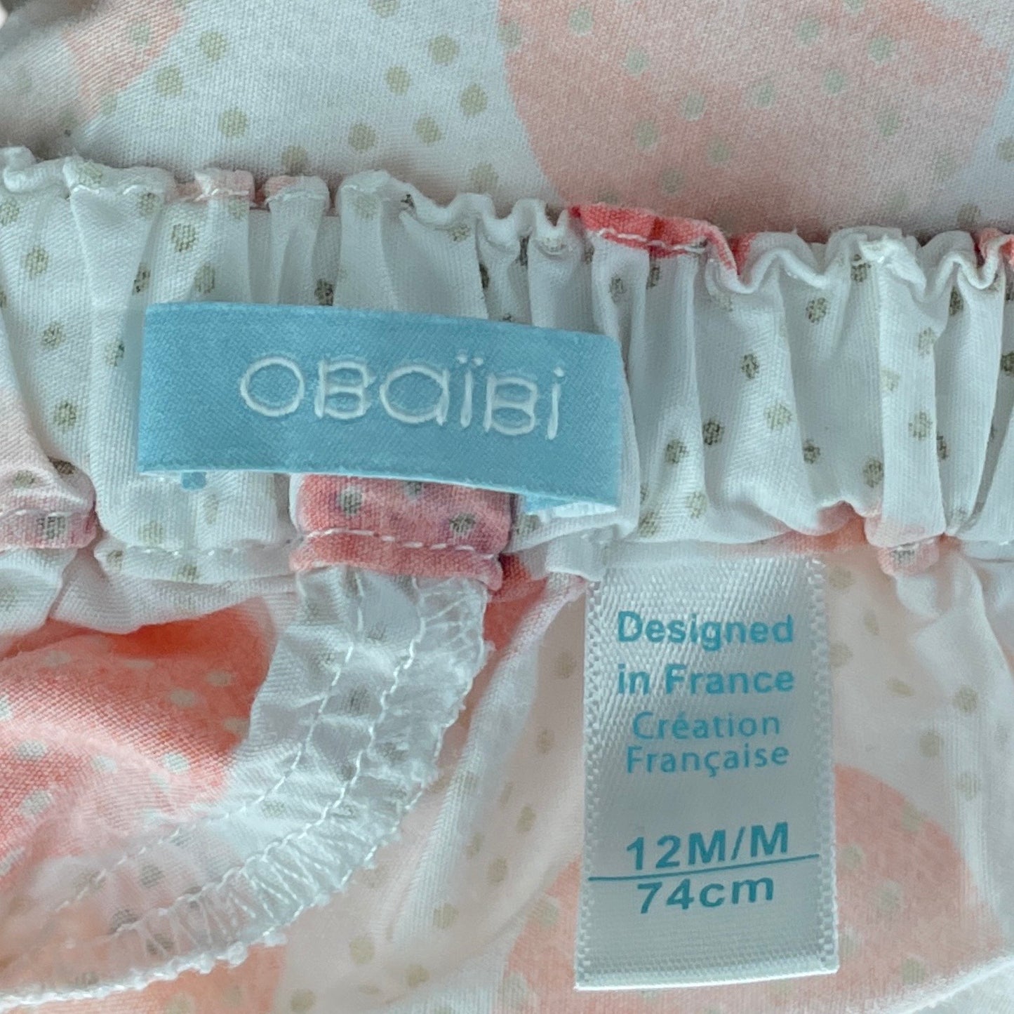 Short Obaibi Puntos Blanco-Talla 12 M