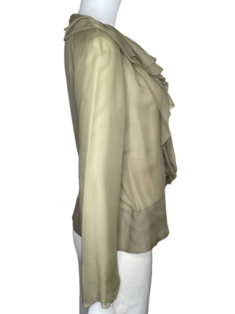 Blusa J. Mendel Vuelos Marrón-Talla 8