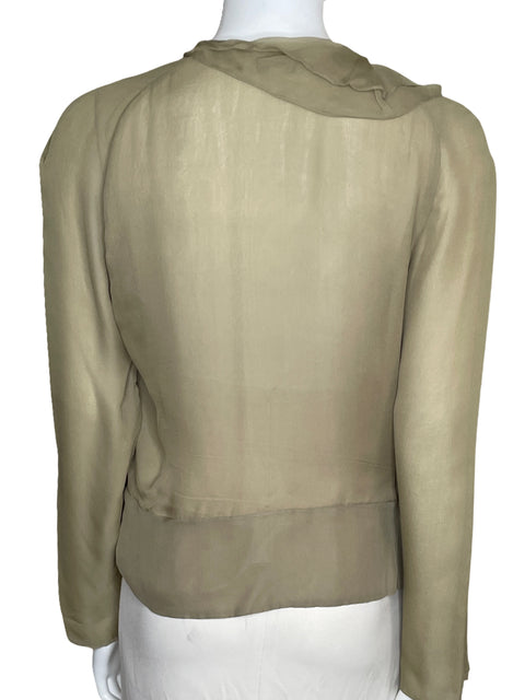 Blusa J. Mendel Vuelos Marrón-Talla 8