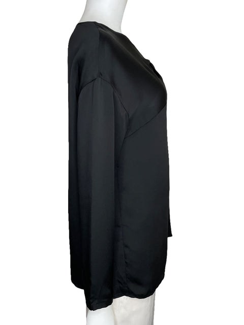 Blusa Club Monaco Twist Front Negro-Talla M