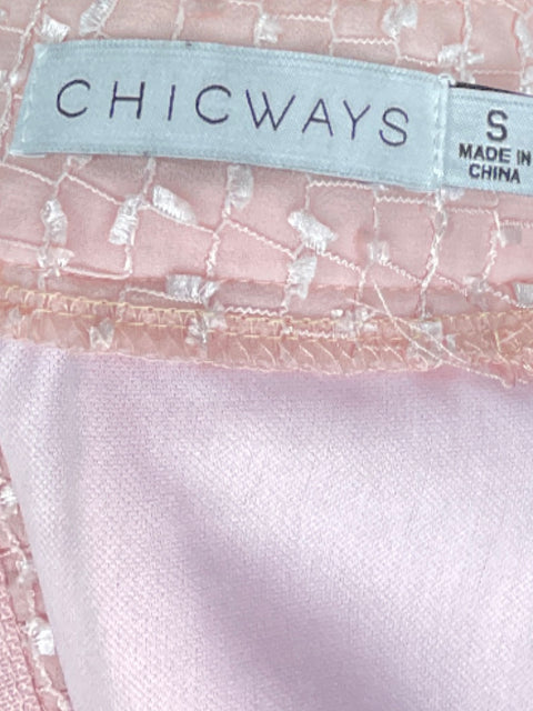Set Chicways Top + Pantalón Rosado - Talla S