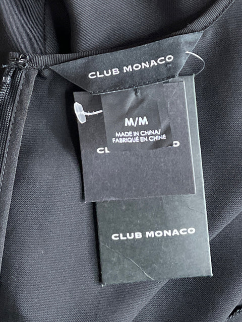 Blusa Club Monaco Twist Front Negro-Talla M