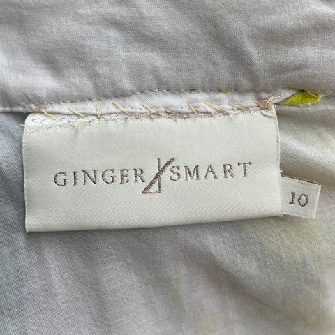Falda Ginger & Smart Vuelos Negro-Talla 10