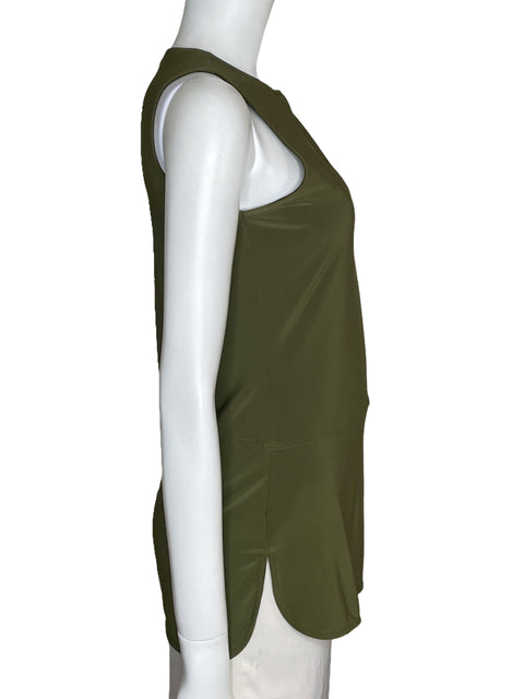 Top Ralph Lauren Sin Mangas Verde-Talla XS