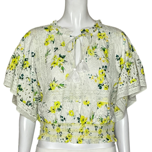 Blusa Alice+Olive Encaje Floral-Talla M