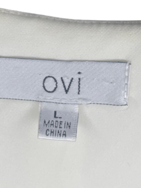 Chaqueta Ovi Cremallera Blanco-Talla L