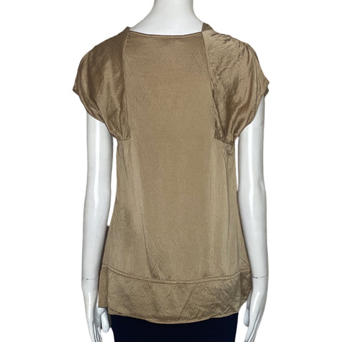Blusa BCBG Sin Manga Marron-Talla XS