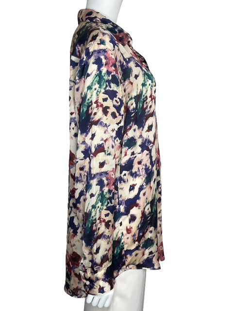 Camisa Ralph Lauren Estampada Manga Larga Beige-Talla XL