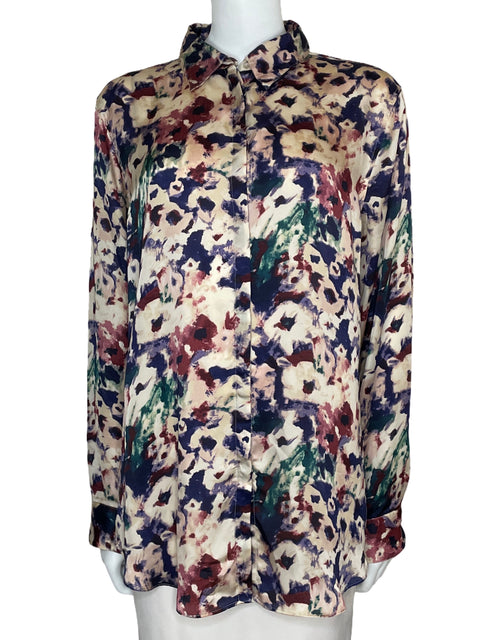 Camisa Ralph Lauren Estampada Manga Larga Beige-Talla XL