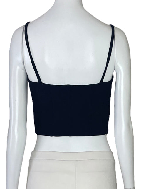 Top Adriana Fernandez Tiras Negro-Talla XS