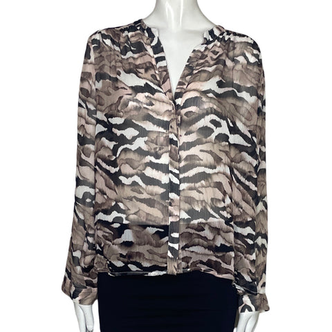 Blusa Jennifer Lopez Camuflaje Marron-Talla M