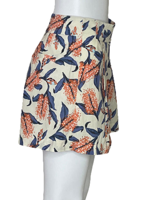 Short TCEC Estampado Flores Beige-Talla S