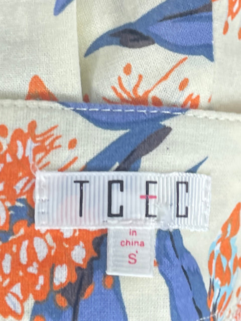 Short TCEC Estampado Flores Beige-Talla S