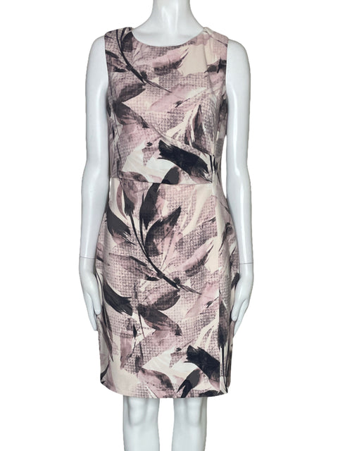 Vestido Vince Camuto Drapeado Midi Rosado-Talla 6