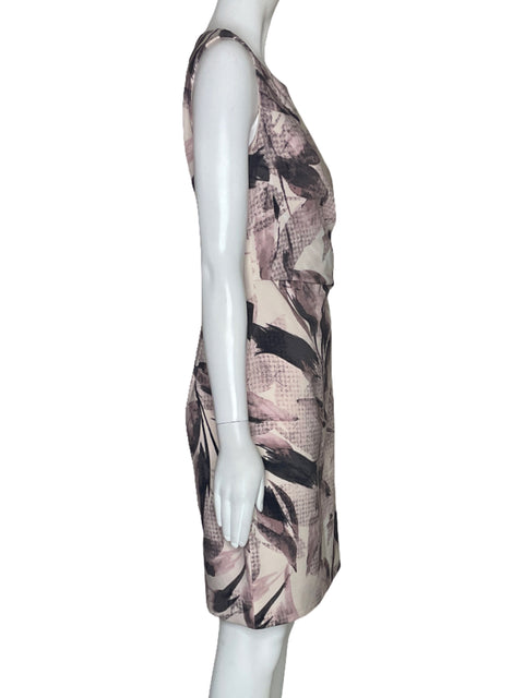 Vestido Vince Camuto Drapeado Midi Rosado-Talla 6