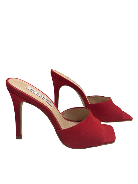 Calzado Steve Maden Sandalia Rojo-Talla 5