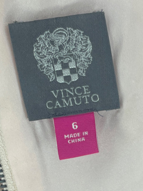 Vestido Vince Camuto Drapeado Midi Rosado-Talla 6