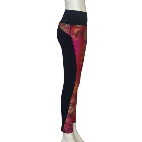 Leggins Trinys Estampado Floral Fucsia-Talla M