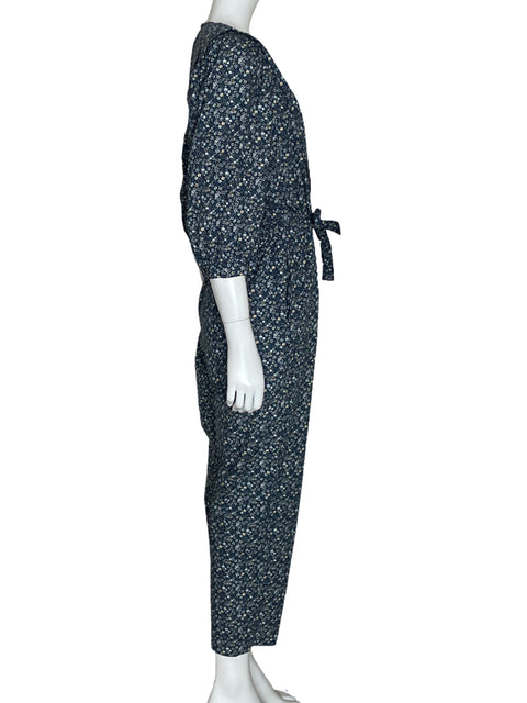 Mono La Vie Rebecca Taylor Floral Azul-Talla M