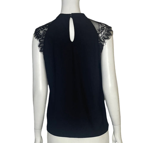 Blusa Vero Moda Encaje Negro-Talla S