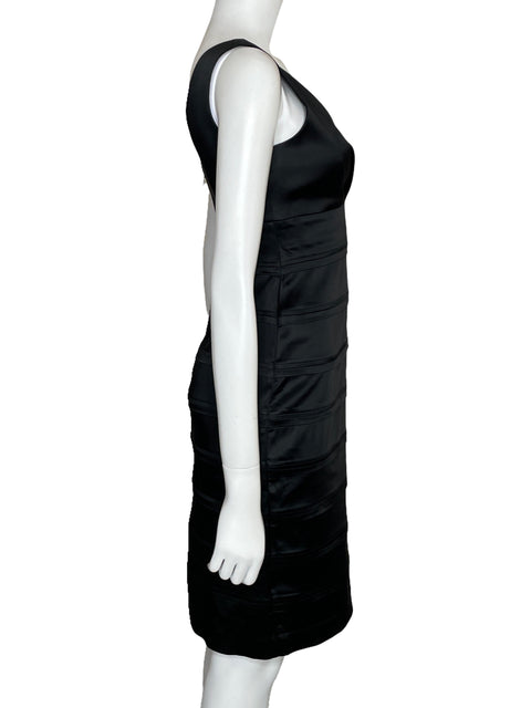 Vestido Calvin Klein Bodycon Franjas Negro-Talla U