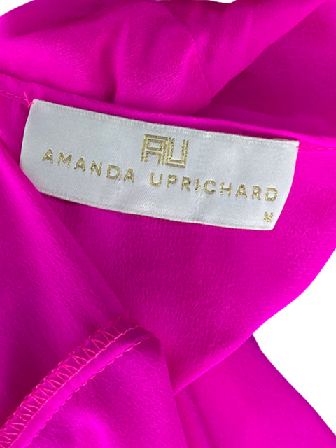 Blusa Amanda Uprichard Fucsia Mangas Larga - Talla M