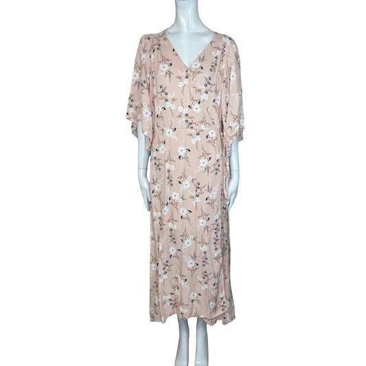 Vestido LIQUORISH Midi Floral Rosado - Talla 10