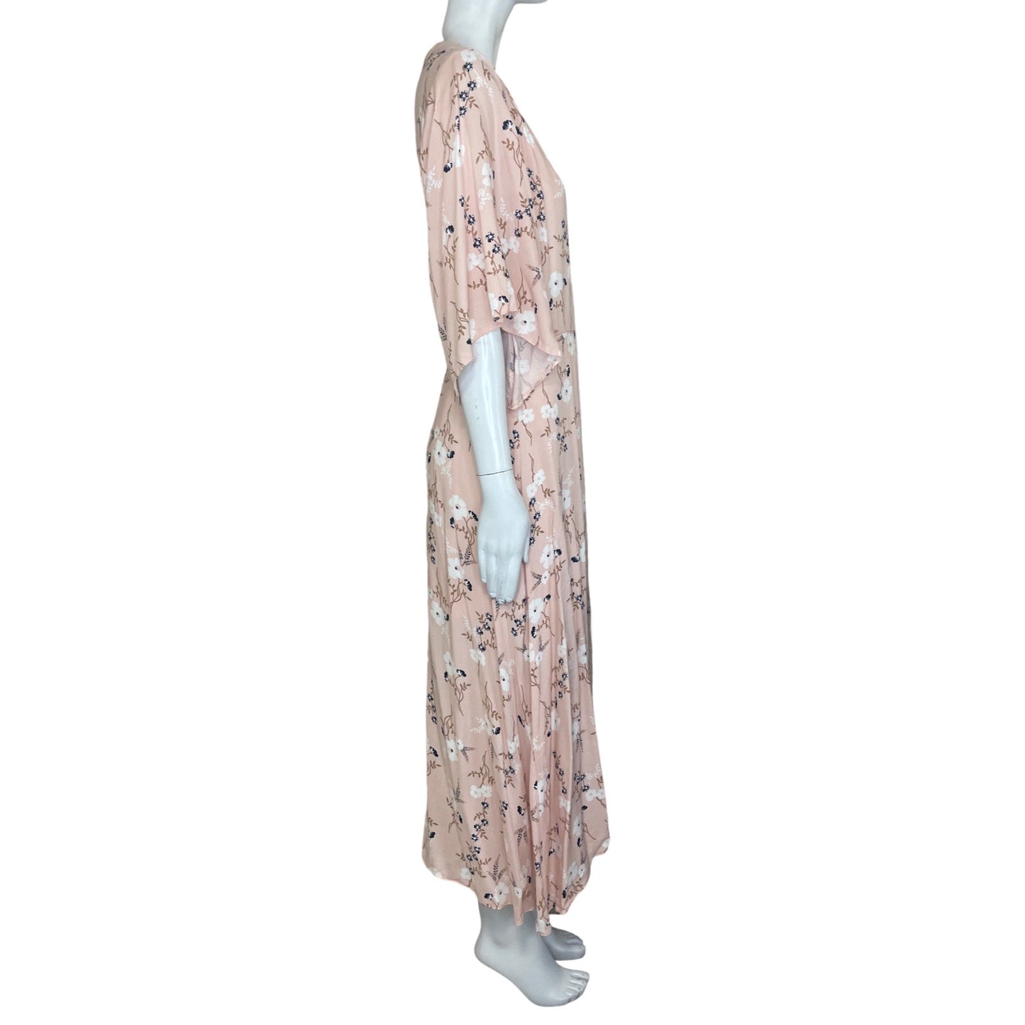 Vestido LIQUORISH Midi Floral Rosado - Talla 10