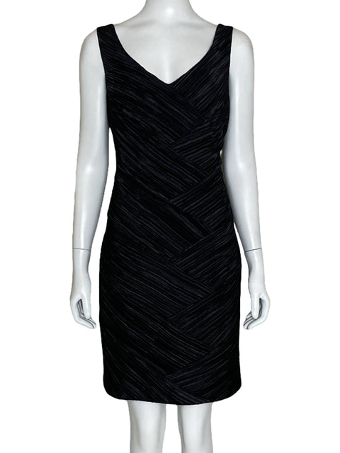 Vestido Maxandcleo Drapeado Mini Negro-Talla 10