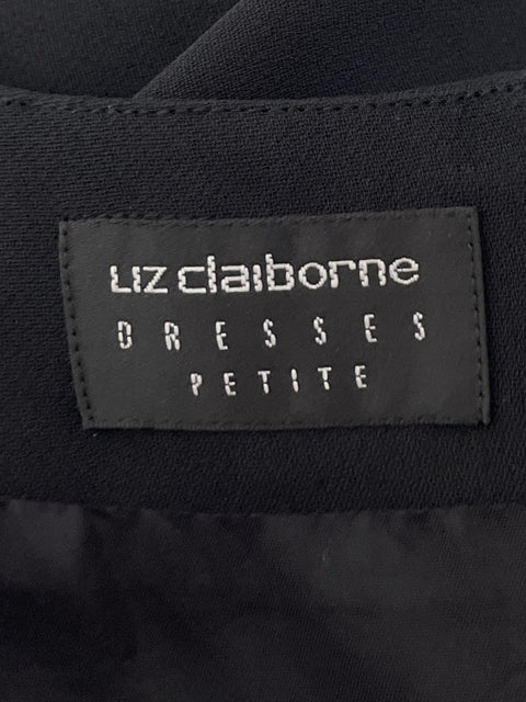 Vestido Liz Clairborne Sin Mangas Midi Negro-Talla 6