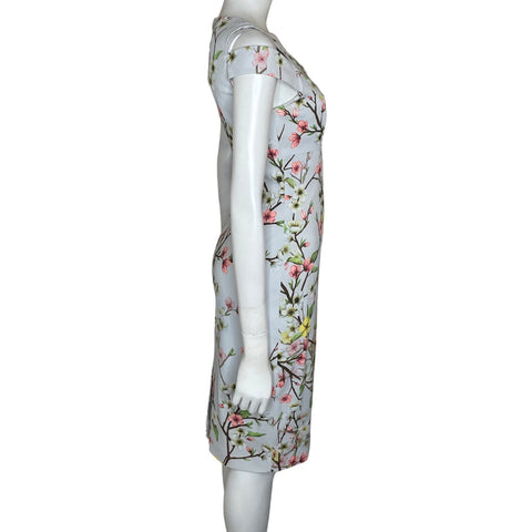 Vestido Karen Millen Midi Floral Azul-Talla 6
