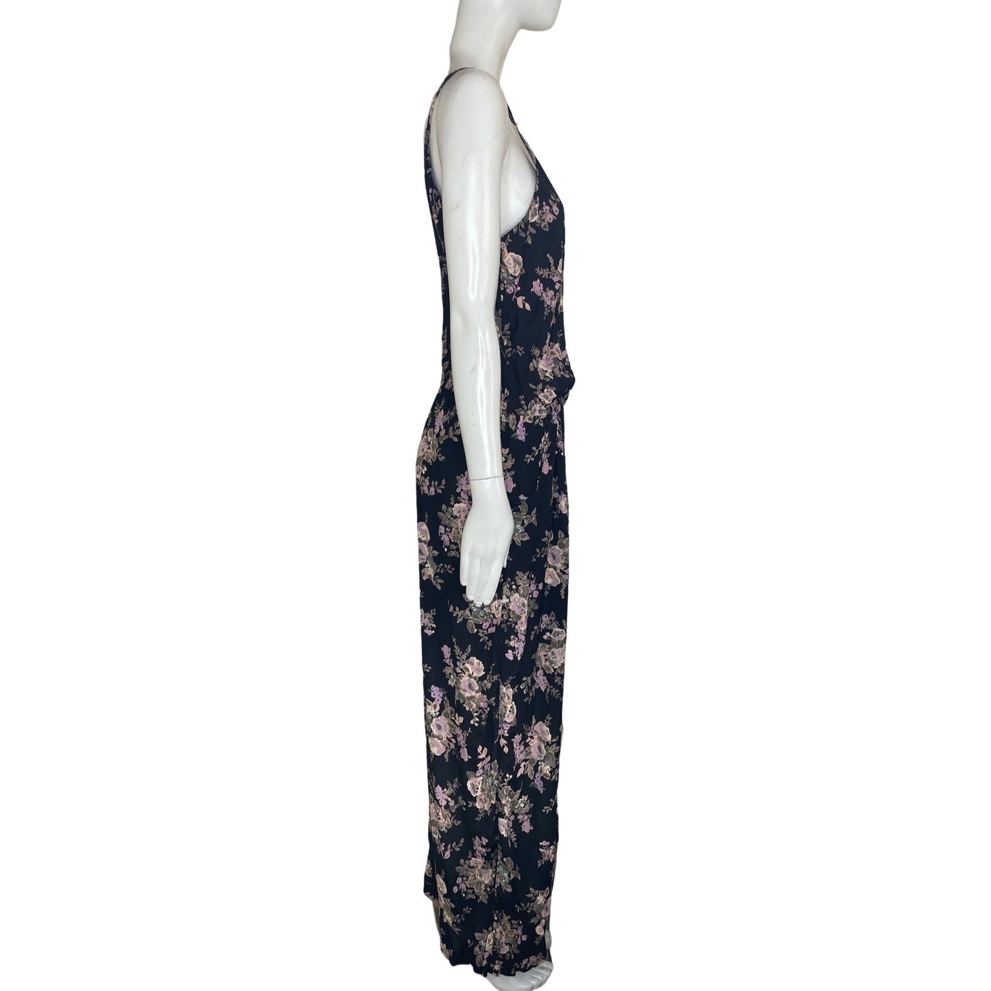 Mono FLYNN & SKYE Tiras Floral Negro - Talla L