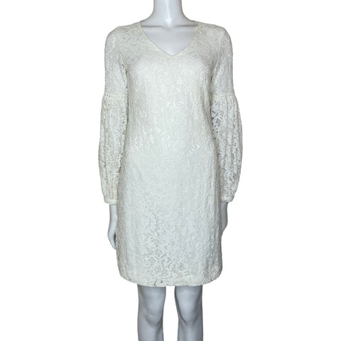 Vestido Ralph Lauren Encaje Blanco-Talla 2