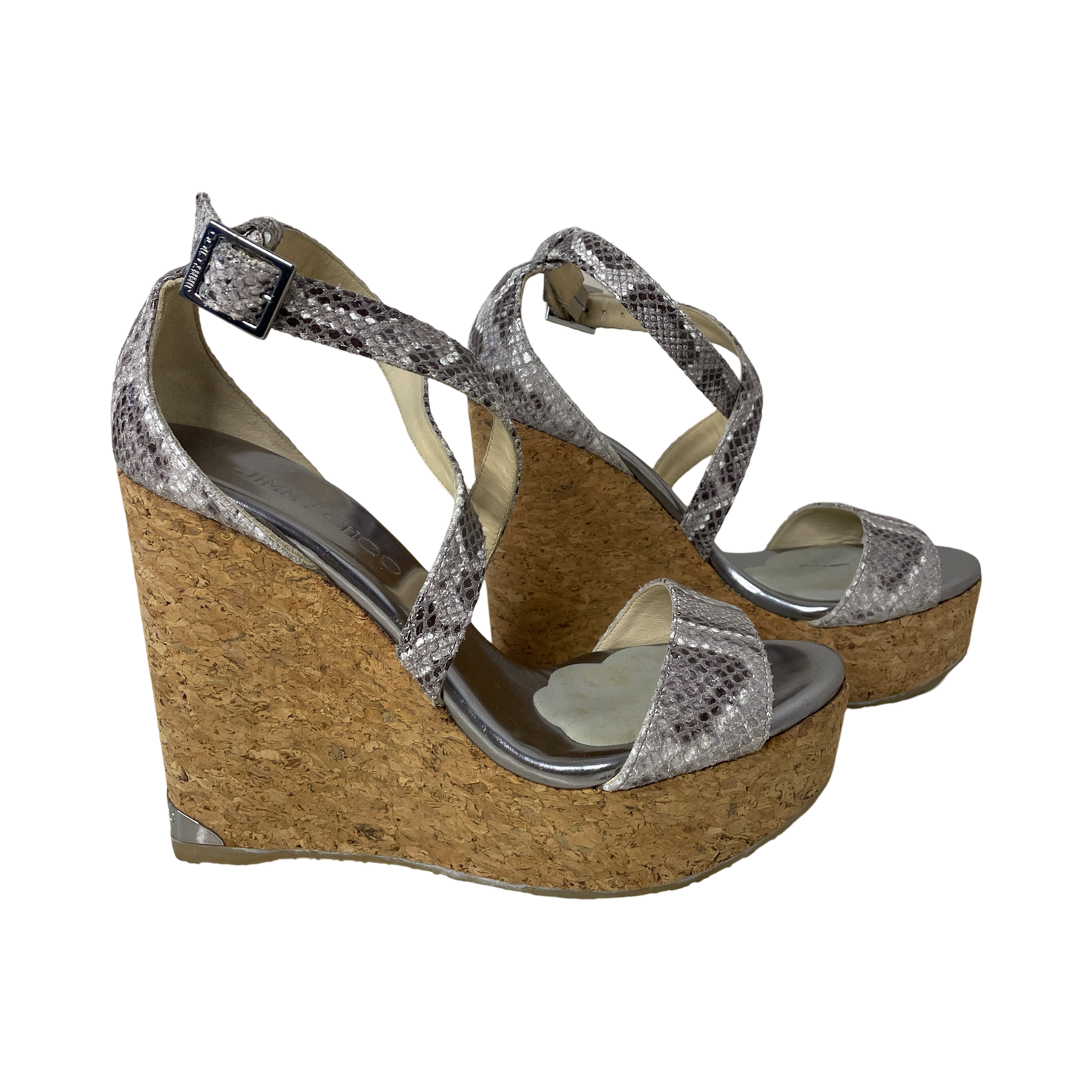 Calzado Jimmy Choo Platarforma Animal Print 
Beige- Talla 37.5