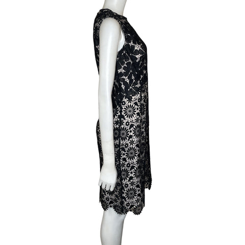 Vestido Karen Millen Encaje Floral Negro-Talla 6