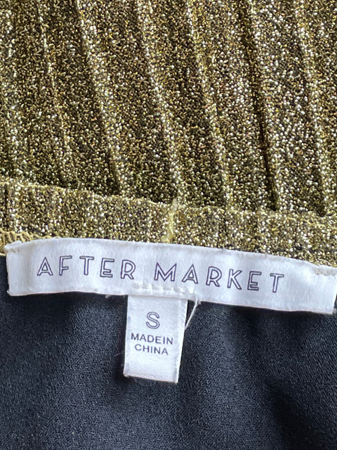 Top After Market Brillante Vuelos Dorado-Talla S