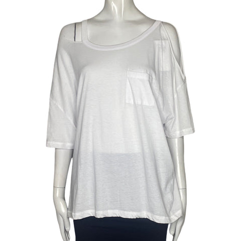 Sueter Chaser Bolsillo Blanco-Talla L